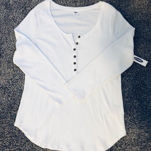 Old Navy Rib-knit Henley Shirt